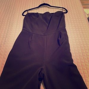 Express strapless jumpsuit